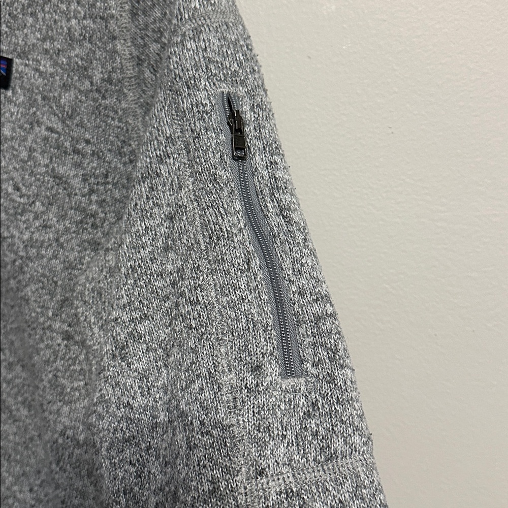 Patagonia Grey Women's Better Sweater 1/4-Zip Fleece Medium - Picture 4 of 5